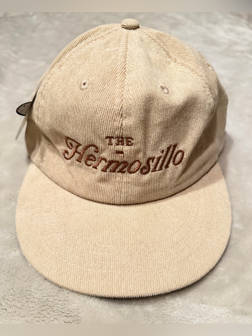 The Hermosillo Beer Beige Corduroy Cap - Neutral Hat NEW